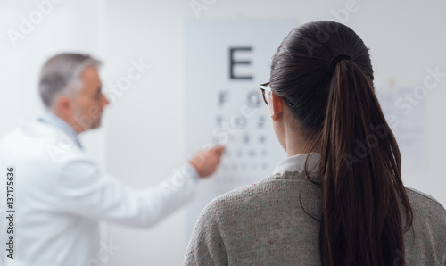 Fototapeta kuchenna Eye exam