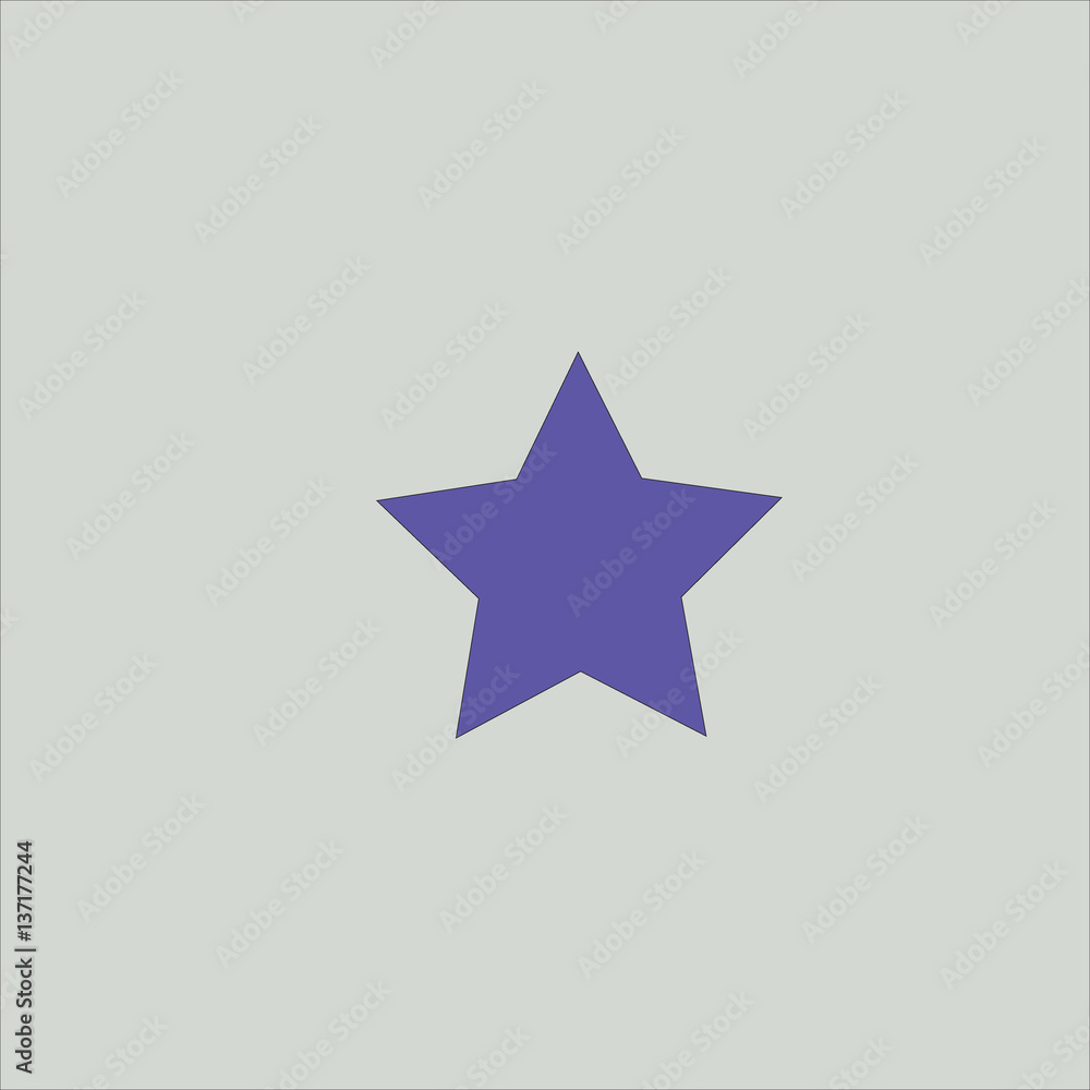 star icon flat design star icon flat design