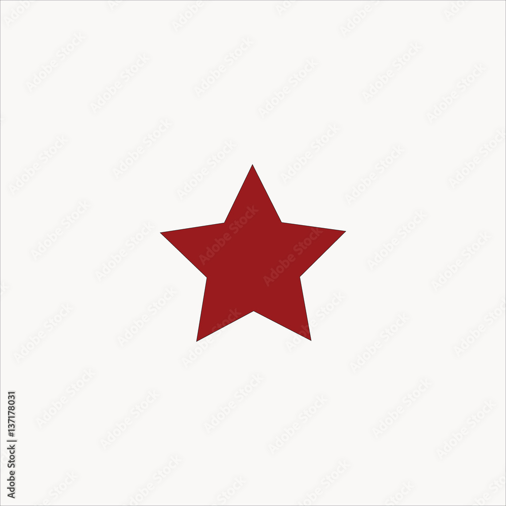 star icon flat design star icon flat design