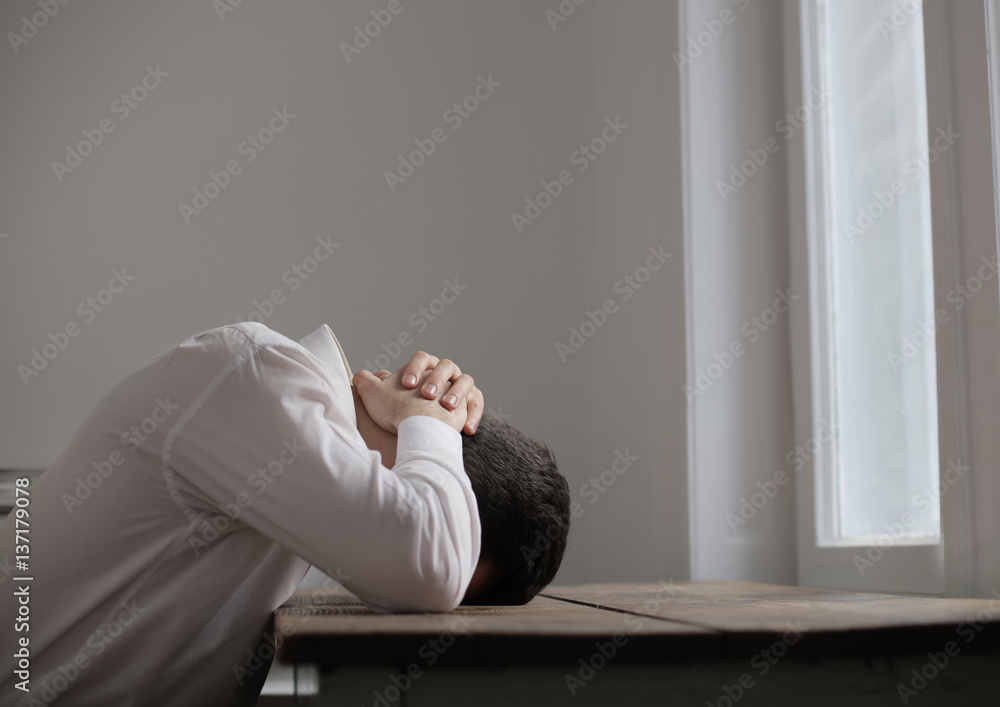 Man feeling disappointed