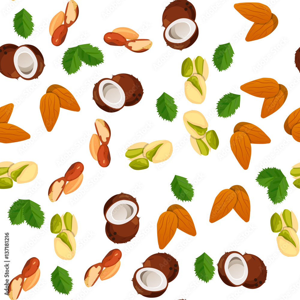 illustration of nuts illustration of nuts
