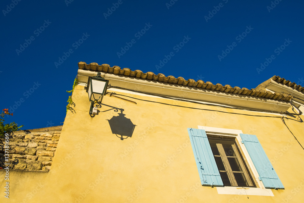 In the Luberon, the Menerbes village (Vaucluse - France). In the Luberon, the Menerbes village (Vaucluse - France).