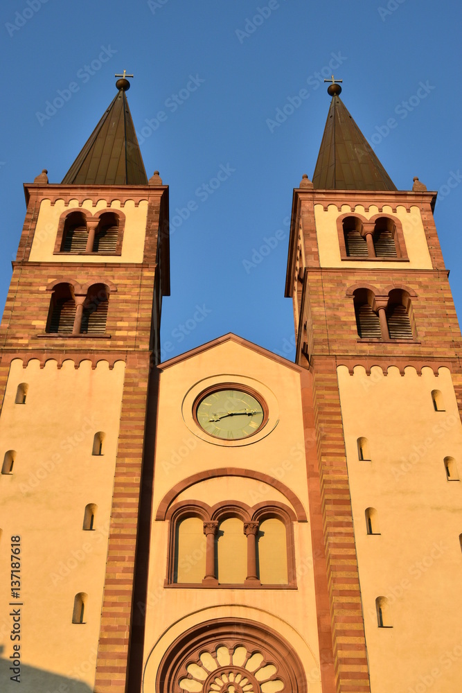 St Kilian's cathedral in the city of Würzburg, Bavaria, region Lower Franconia, Germany