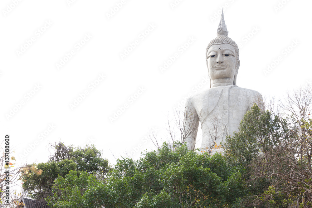 Obraz premium Mukdahan, Thailand - February 10, 2017 : Wat Phu Manarom temple, Mukdahan, Thailand
