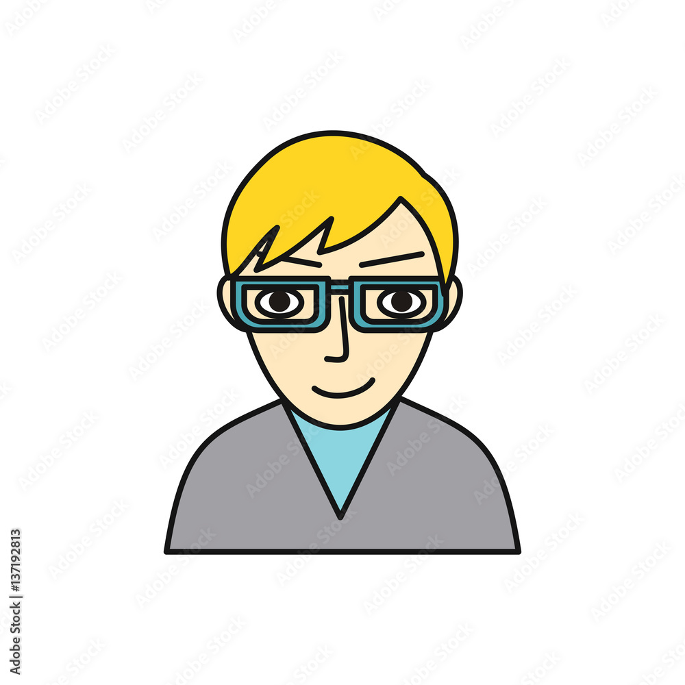 Man Character Avatar Vector in Flat Design. Man Character Avatar Vector in Flat Design.