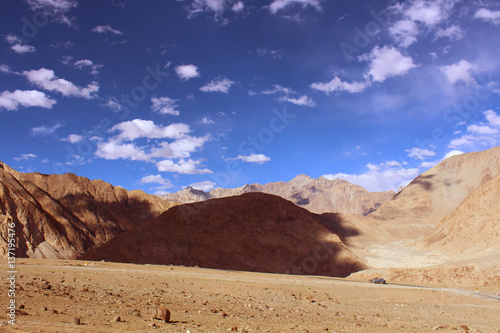 Road in Leh Ladakh  Kashmir India