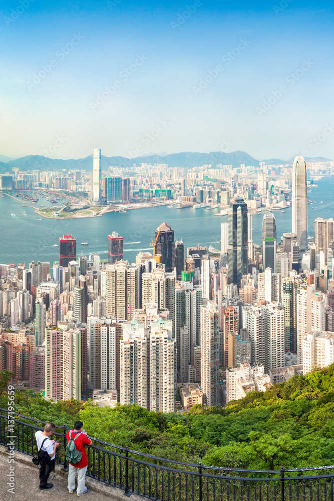 Fototapeta premium Hong Kong skyline, China