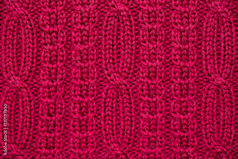 Fototapeta premium knitted fabric background texture