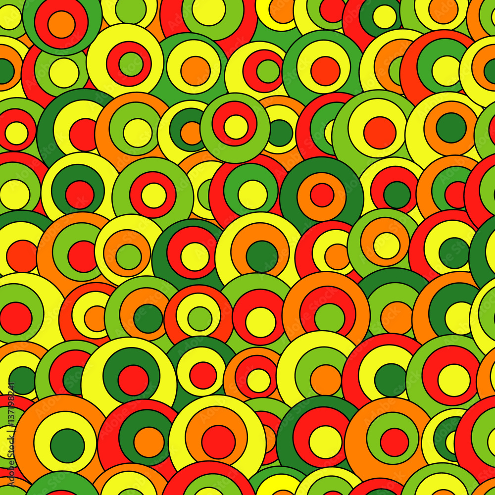 abstract seamless pattern with colorful circles abstract seamless pattern with colorful circles