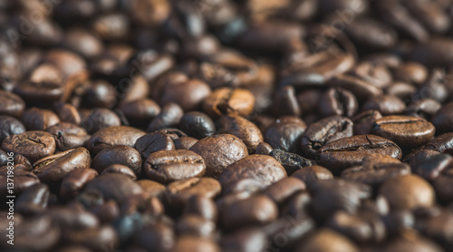 Roasted Coffee Beans Background