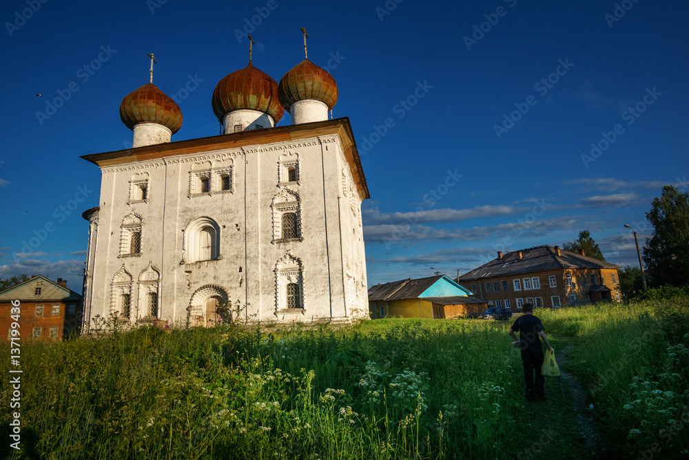 Stone churches of the Russian North (Russia, Kargopol)
