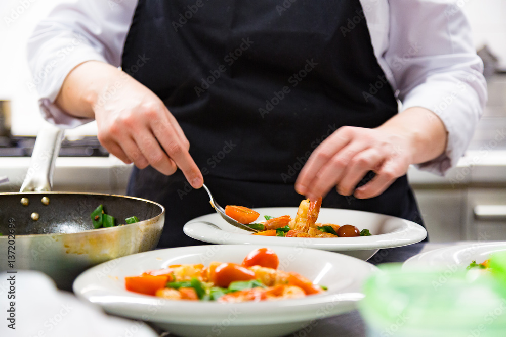 Cook Cooking in Kitchen Chef Cook Cooking in Kitchen Chef