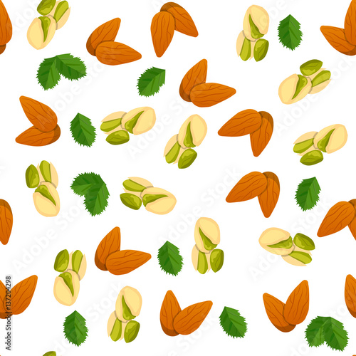 Fototapeta Naklejka Na Ścianę i Meble -  illustration of nuts