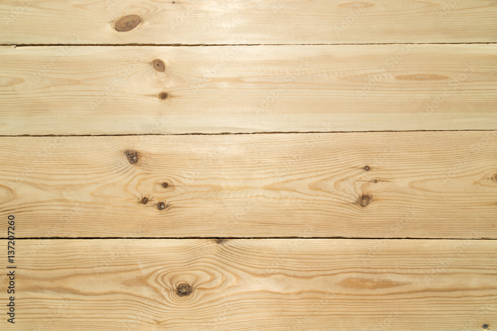 Fototapeta premium Natural (yellow) fresh wood background texture.