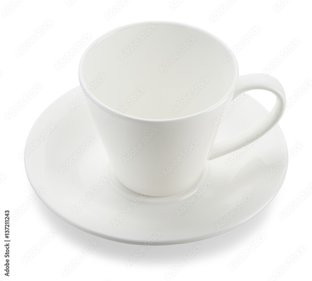 white coffee cup isolated on white white coffee cup isolated on white