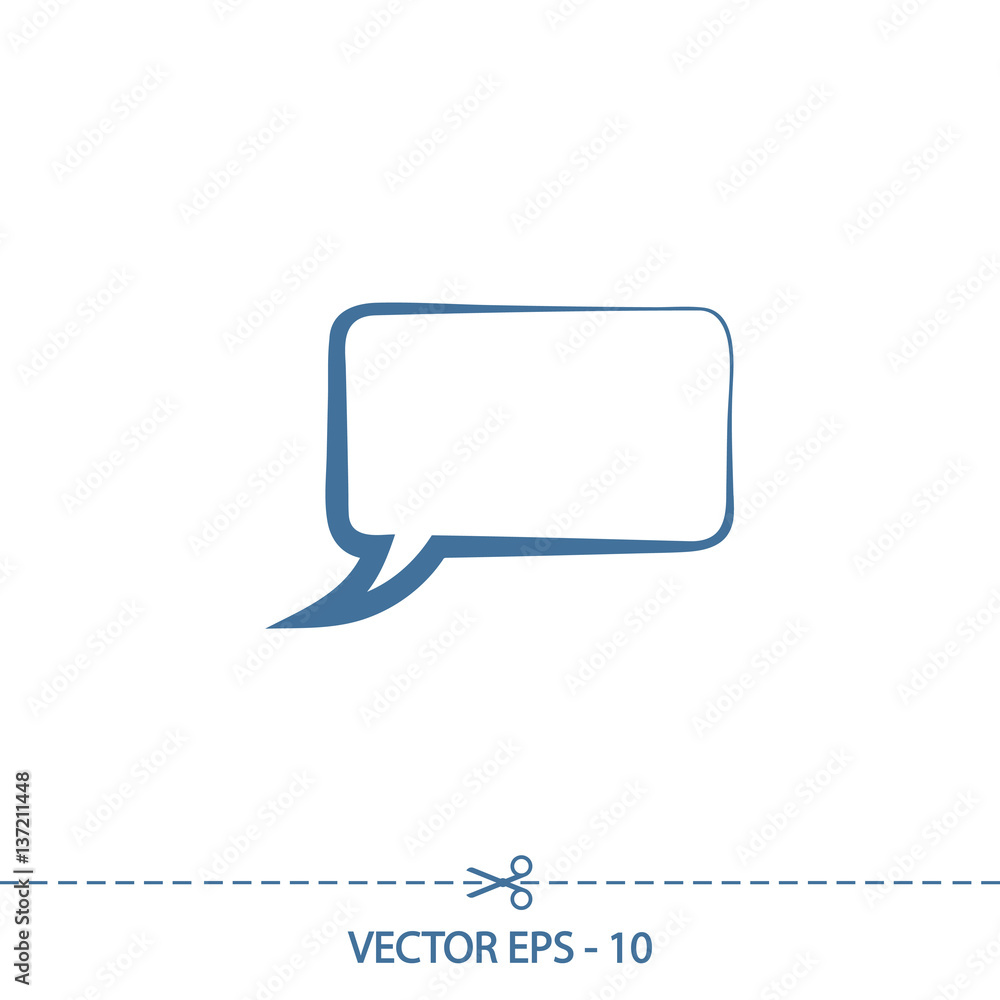 Speech bubble icons black icon, vector illustration. Flat design style Speech bubble icons black icon, vector illustration. Flat design style
