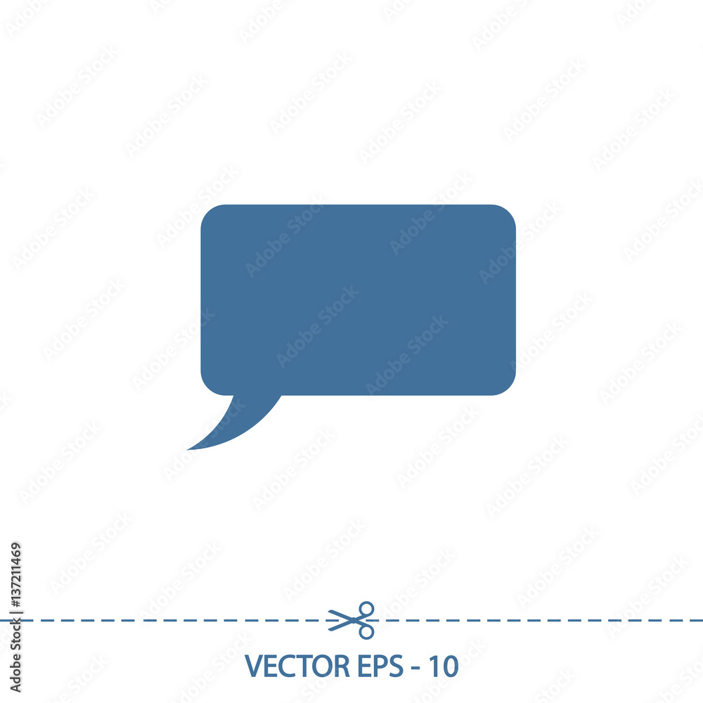 Speech bubble icons black icon, vector illustration. Flat design style Speech bubble icons black icon, vector illustration. Flat design style
