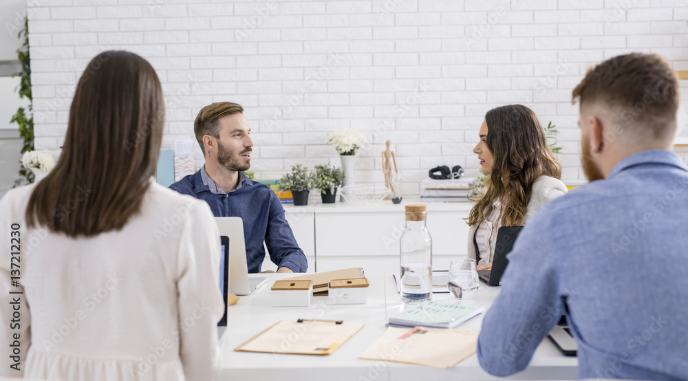 Businesspeople Working Together Businesspeople Working Together