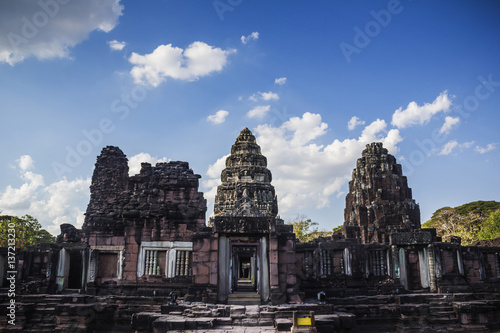 Phimai Historical Park, Part of ancient palace in thailand.