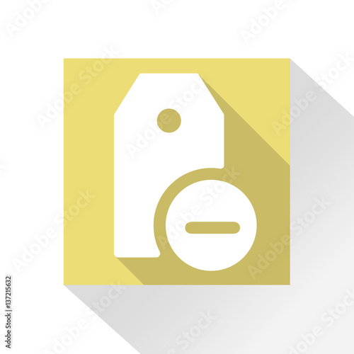 Long Shadow Label entfernen