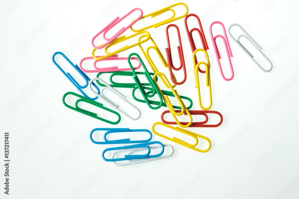 paperclip isolated with copy spec paperclip isolated with copy spec