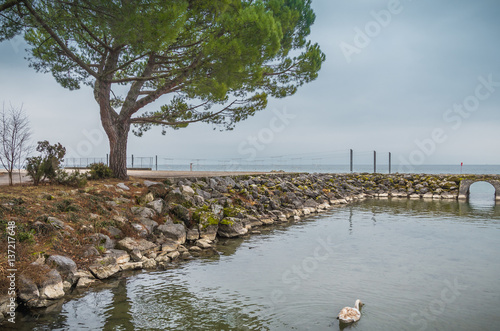 Waterfront at the Geneva lake