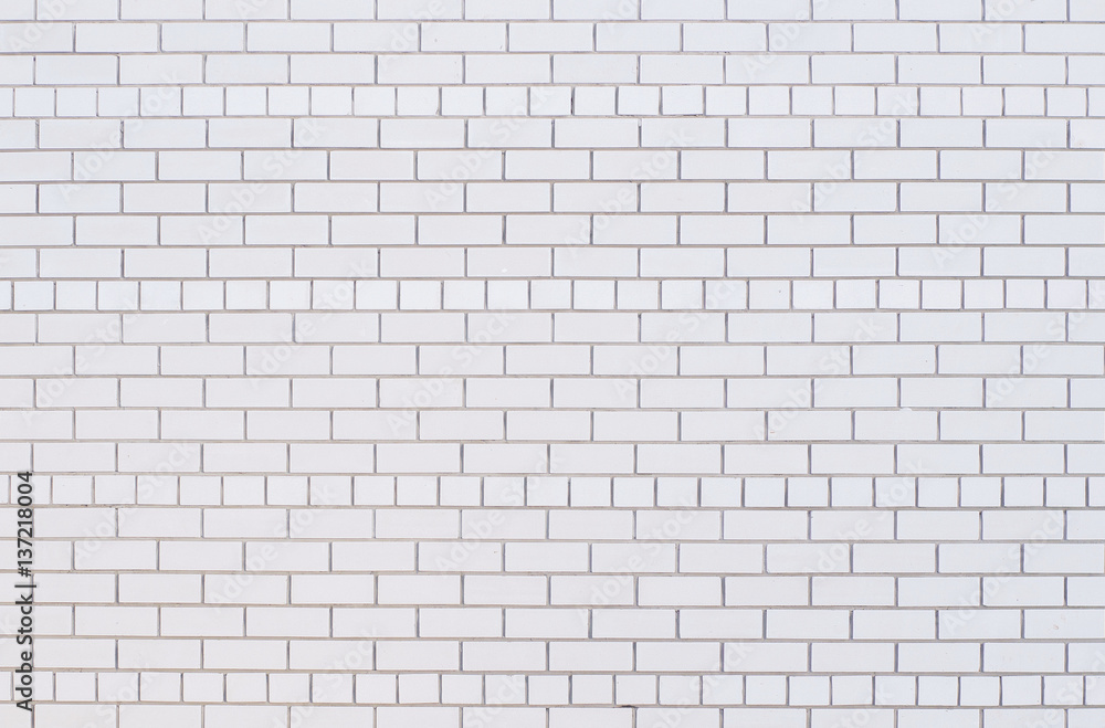 Clean white Brick Wall Clean white Brick Wall