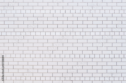 Clean white Brick Wall