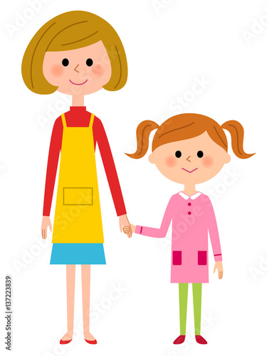 お母さんと女の子