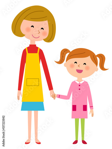 お母さんと女の子