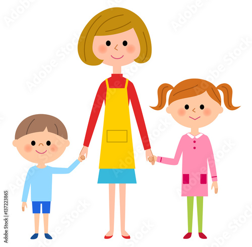 お母さんときょうだい