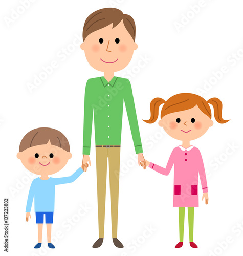 お父さんときょうだい