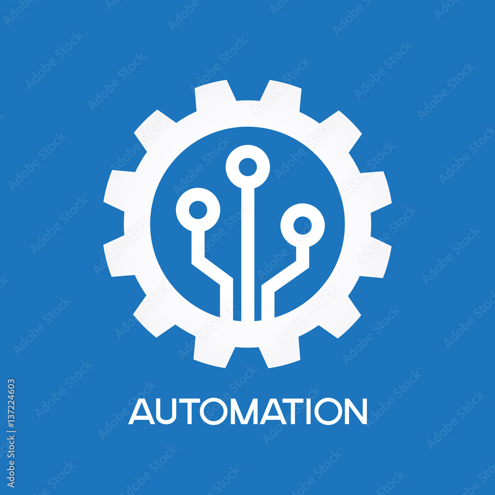 Vecteur Stock Automatic process icon | Adobe Stock