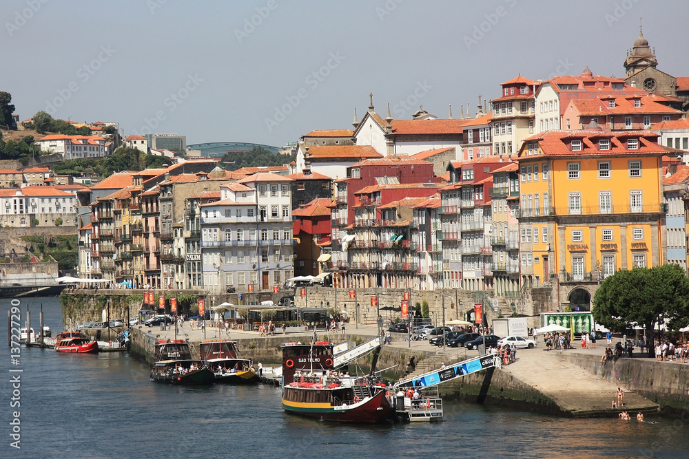 Historical part of Porto, Portugal