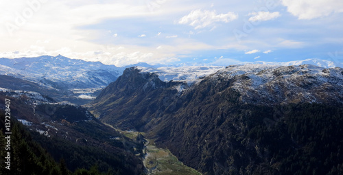 snow capped Southern alps 