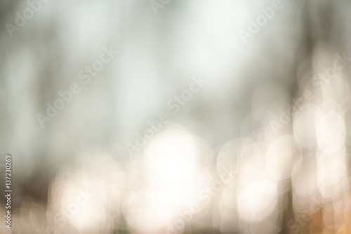 Beautiful Nature blurred light abstract background - Natural outdoors bokeh background with soft effect