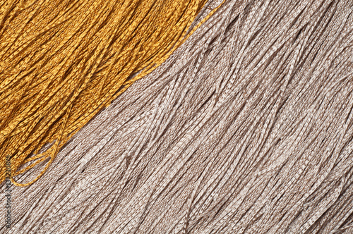 Golden thread texture