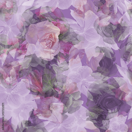 flowers seamless pattern