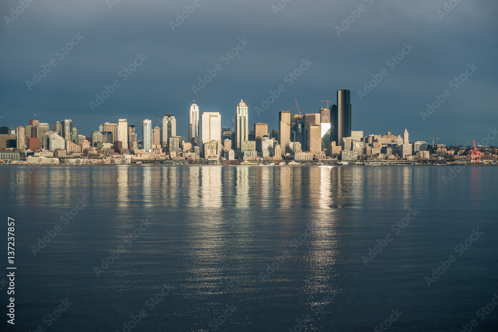 Seattle Skyline Reflections 5