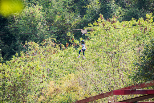 jungle flight, zip line