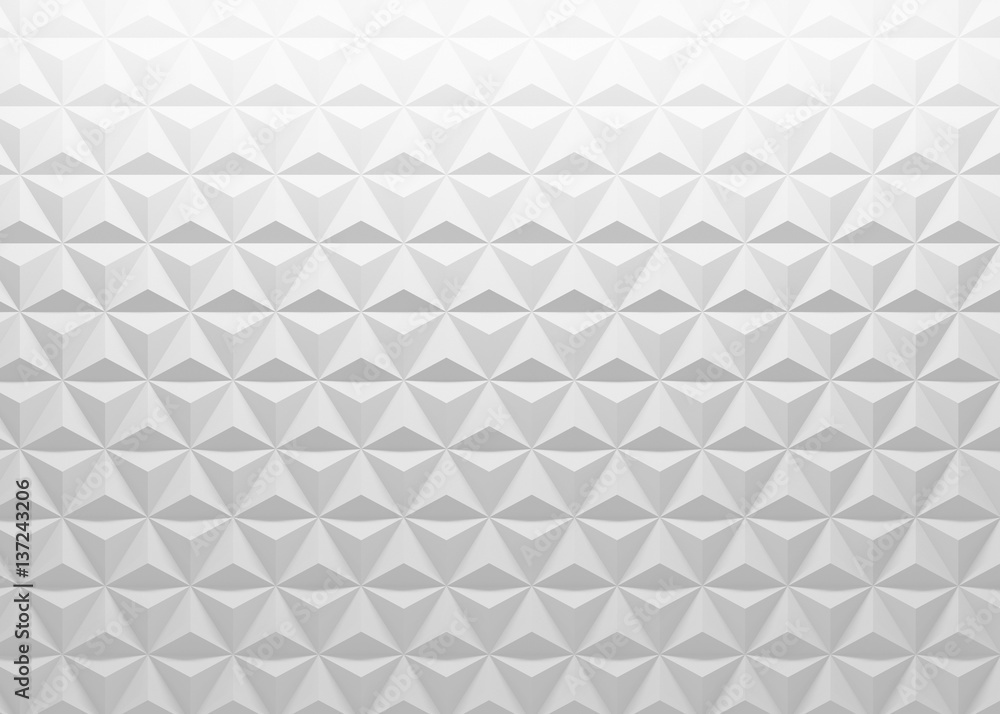 White polygonal triangle geometric texture. 3D rendering background. White polygonal triangle geometric texture. 3D rendering background.