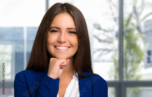 Young businesswoman in her office Free Download Young businesswoman in her office - GFXLoad