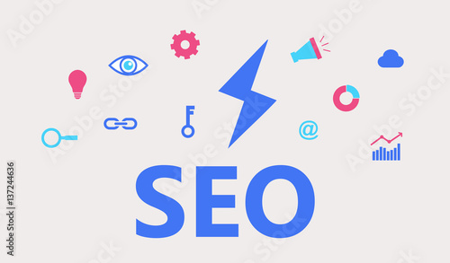 SEO, search engine optimization – Vector Illustration
