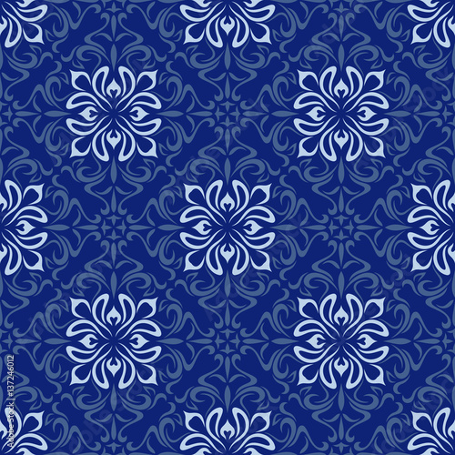 floral ornaments luxury background