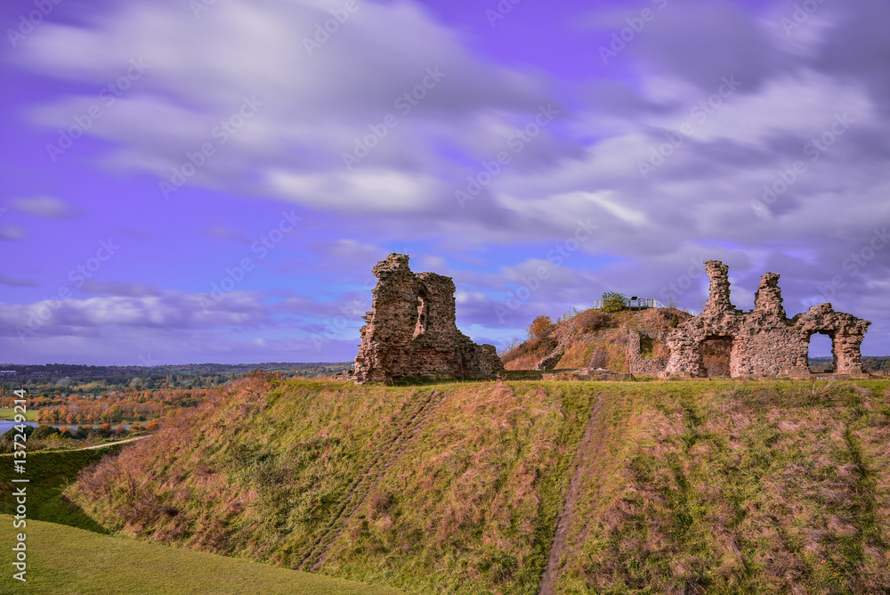 Ruin of medieval Sandal Castle