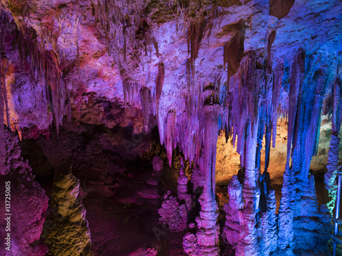 Colorful cave