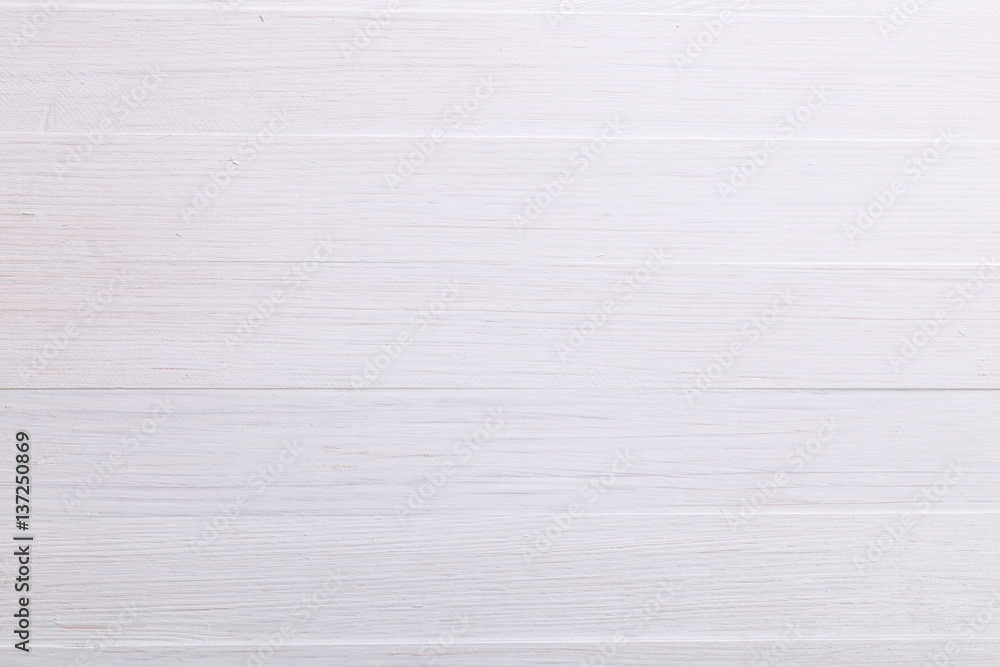 Naklejka premium White wood background. Painted scraped wooden board. Bright texture or pattern.