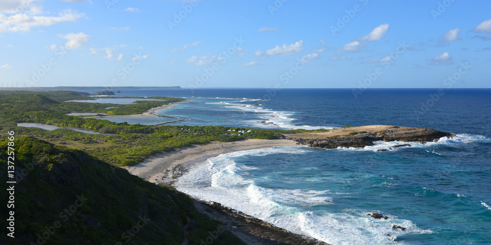 pointe des châteaux à saint françois en guadeloupe