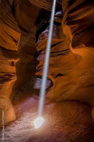 Laser in the Slot Canyon