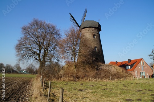 Turmwindmühle Holtmann in Schermbeck Damm photo
